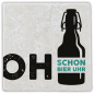 Preview: 1038 Marmorfliese "Oh schon Bier Uhr"