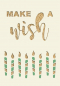 Preview: 31014 Grußkarte paper deluxe "Make a wish" - Kerzen
