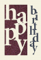 Preview: 31036 Grußkarte paper deluxe Happy Birthday - typo