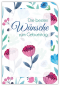 Preview: 31108 Grußkarte Aquarell "Die besten Wünsche …"