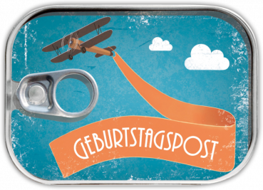 0123 Dosenpost "Geburtstagspost"