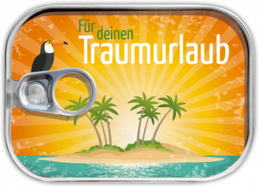 0156 Dosenpost "Traumurlaub"