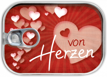 0158 Dosenpost "von Herzen"