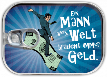 0168 Dosenpost "Mann von Welt"