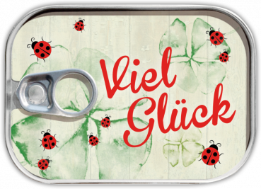 0187 Dosenpost "Viel Glück"