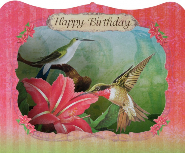 0426 3D Grußkarte "Happy Birthday"