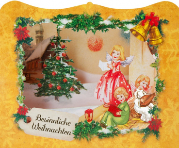 0445 3D Grußkarte "Besinnliche Weihnachten"