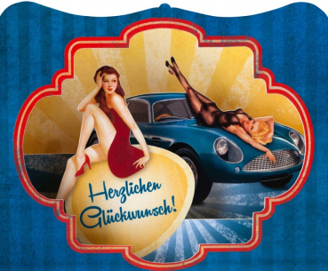 0458 3D Grußkarte "Herzlichen Glückwunsch"