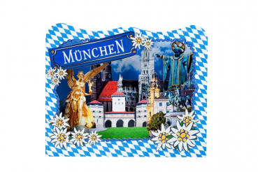 0809 3D Grußkarte "München"