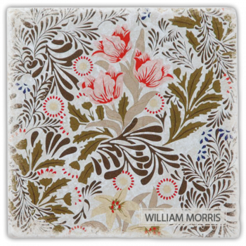 0985 Marmorfliese "William Morris"
