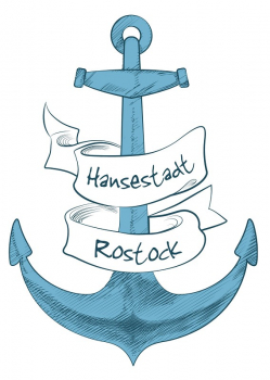 1140 Dekoschild Anker Rostock