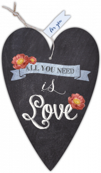 29109 Herzkarte unser Finne "All you need is love"