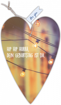 29111 Herzkarte unser Finne "Hip Hip hurra"