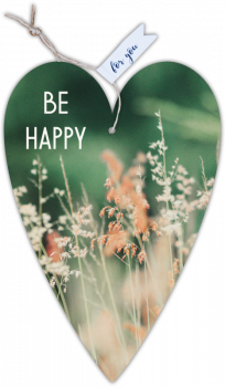 29113 Herzkarte unser Finne "Be Happy"