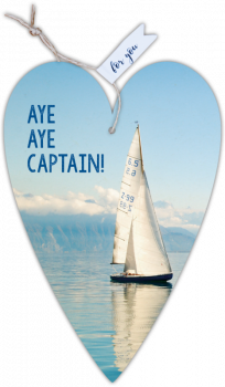 29116 Herzkarte unser Finne "Aye Aye Capitain"