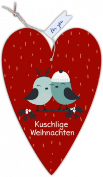 29134 Herzkarte unser Finne "Kuschlige Weihnachten"