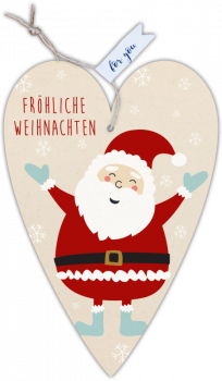 29136 Herzkarte unser Finne "Fröhliche Weihnachten"