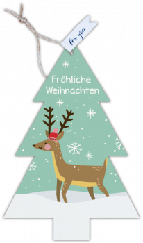 29221 Formkarte unser Finne "Fröhliche Weihnachten"