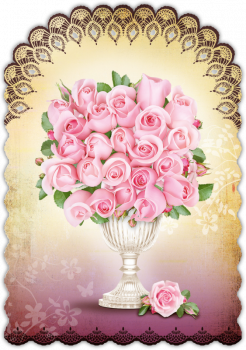 30033049 Grußkarte Romantique "Blumen"