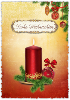 30033085 Grußkarte Romantique Weihnachten