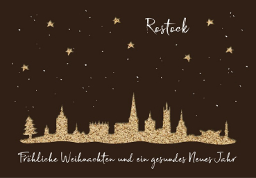 31043 Grußkarte paper deluxe Rostock Weihnachten