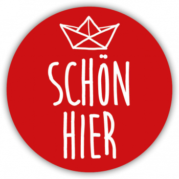 32134 Formmagnet "Schön Hier"