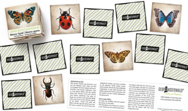 Memo „Vintage Beetles & Butterflys“