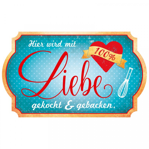 1101 Dekoschild "Liebe"