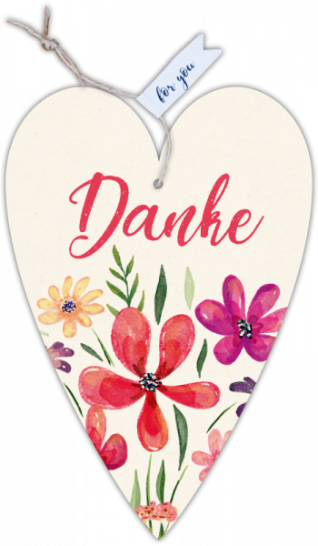 29104 Herzkarte unser Finne "Danke"