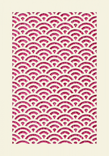 31037 Grußkarte paper deluxe Muster - Welle