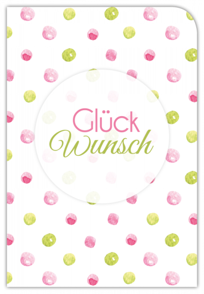 31107 Grußkarte Aquarell "Glückwunsch"