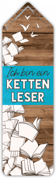 35007  Lesezeichen "Ich bin ein Kettenleser"