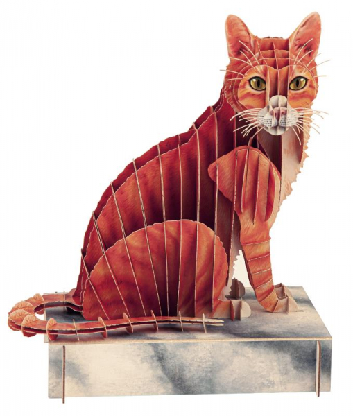 3D Steckfigur "Katze"
