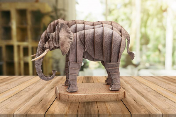 3D Steckfigur "Elefant"